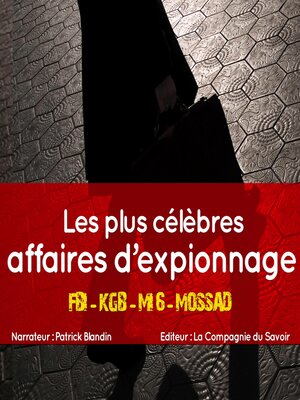 cover image of Les plus grandes affaires d'espionnage